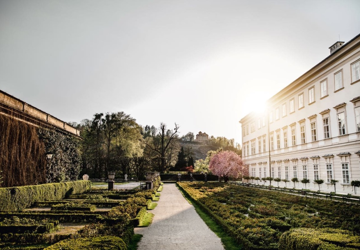 Schloss Mirabell im Sonneschein