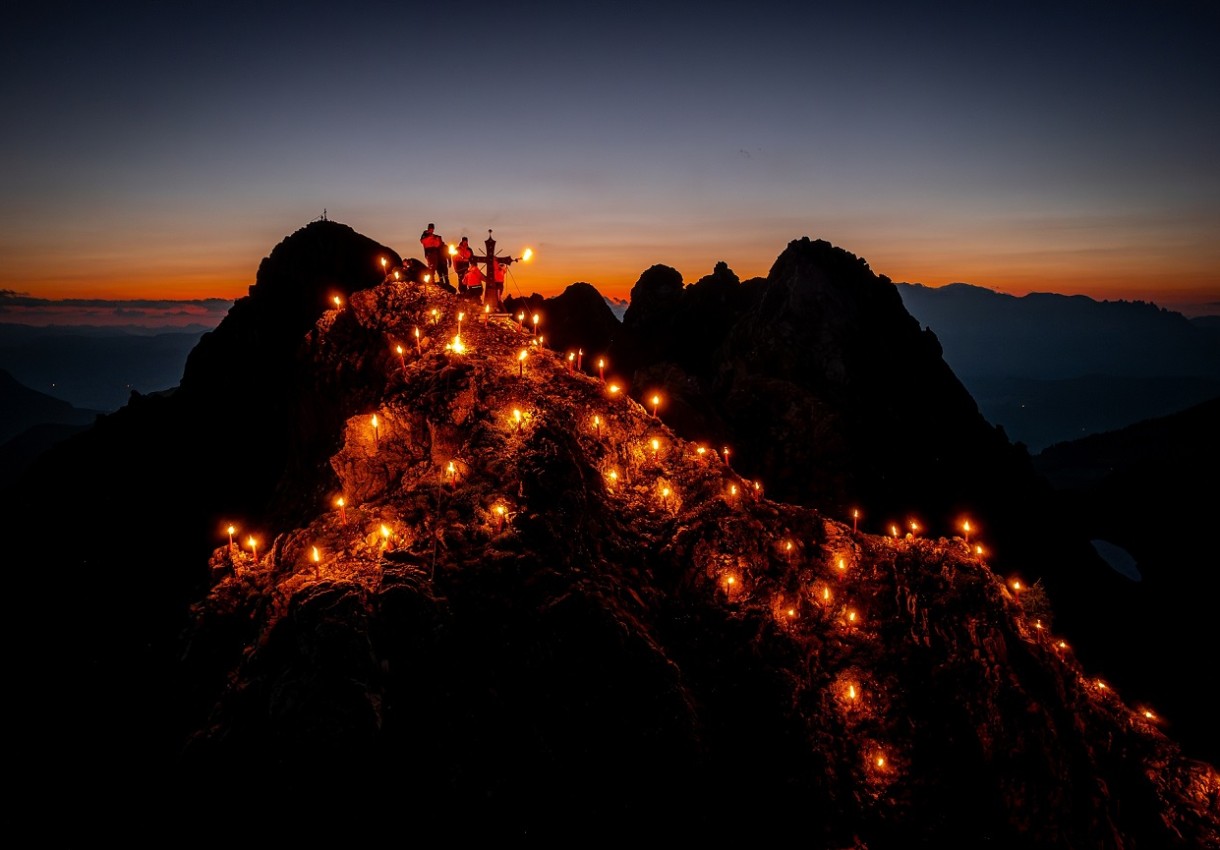 Sonnwendfeuer Arlspitze Grossarl