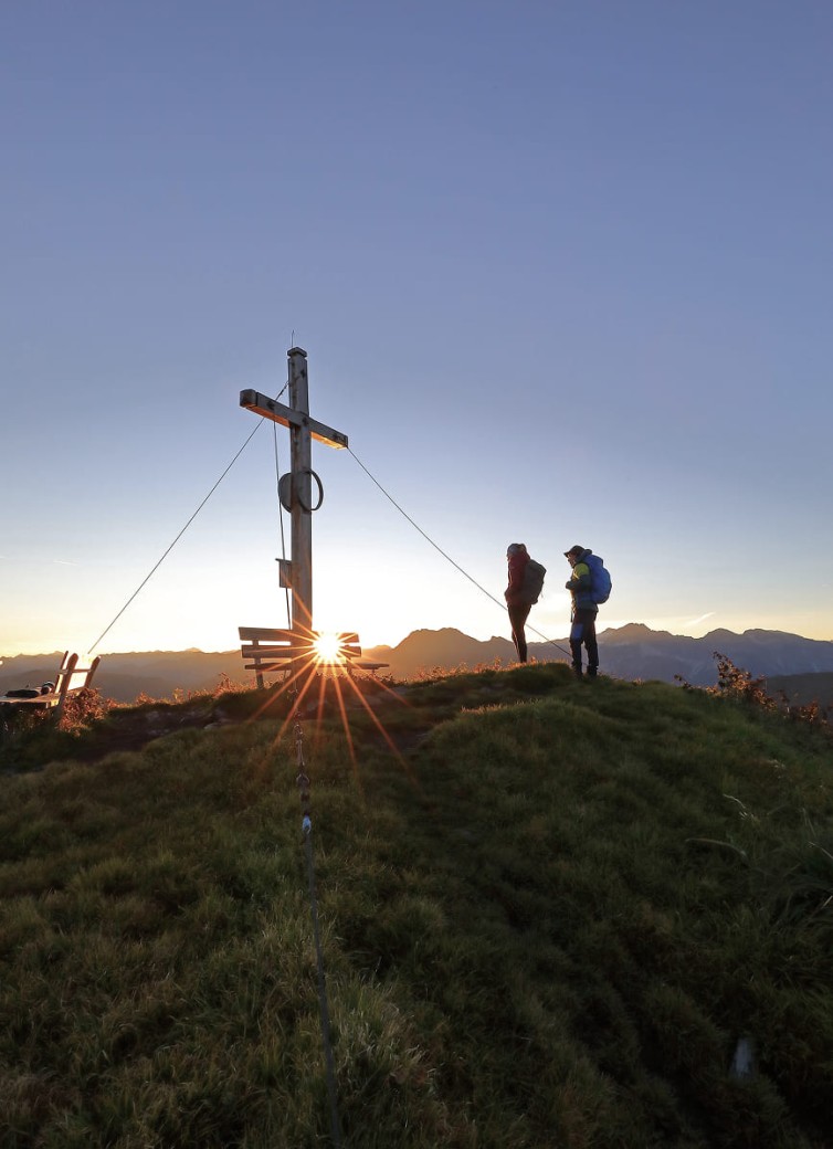 Wunderschöner Sonnenaufgang auf der Kitzsteingabel in Großarl © Tourismusverband Großarltal