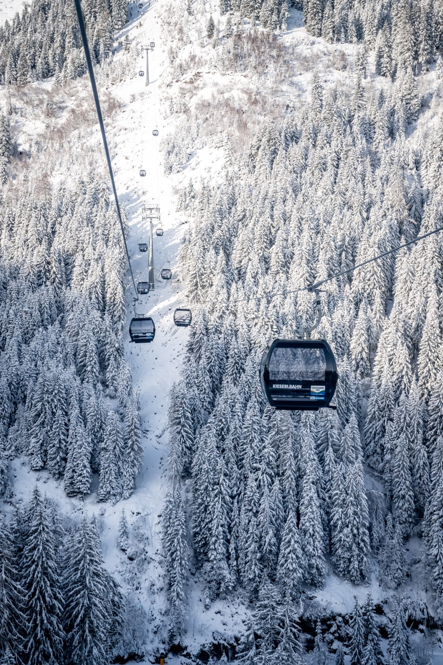 Gondel im Skigebiet Großarltal, Ski amadé