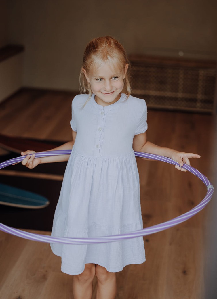 Spielzeit im Hotel Dorfer im Bewegungsraum für Kinder 