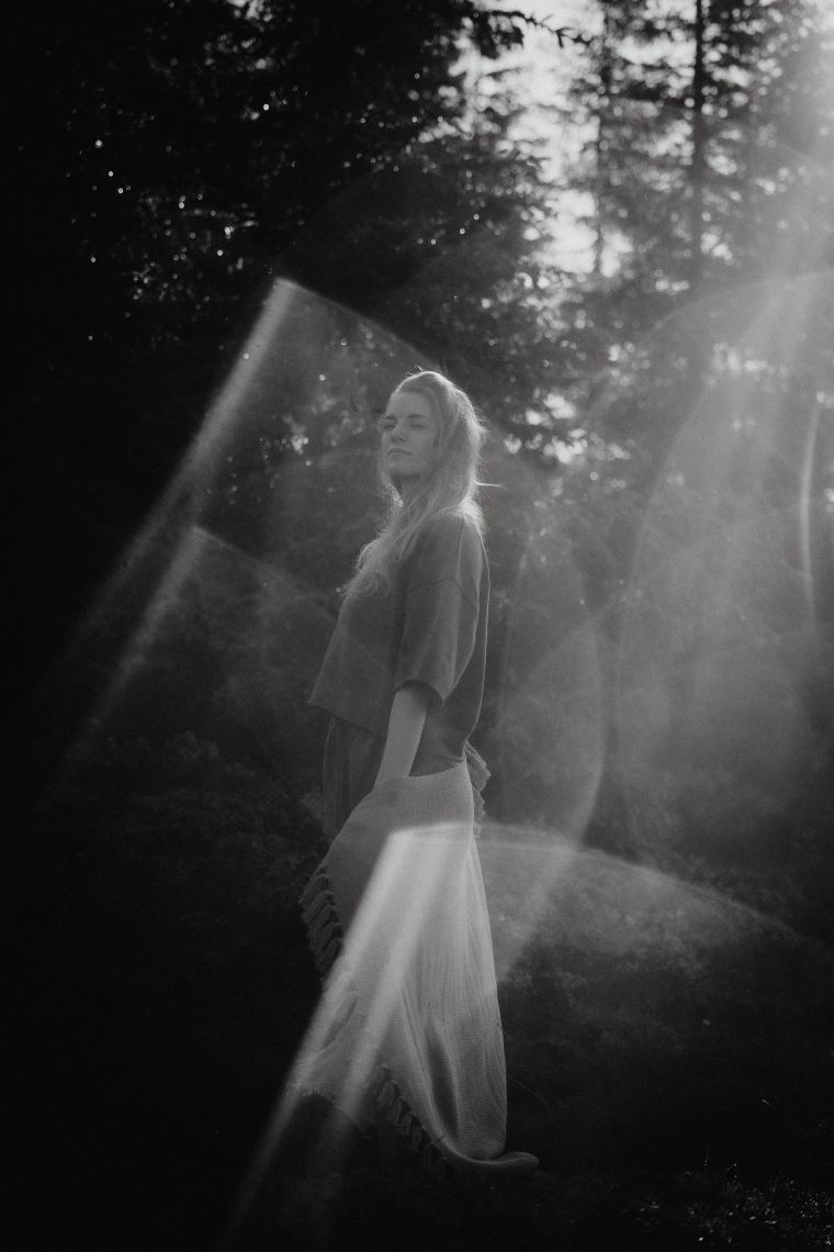 Frau in der Natur in Großarl