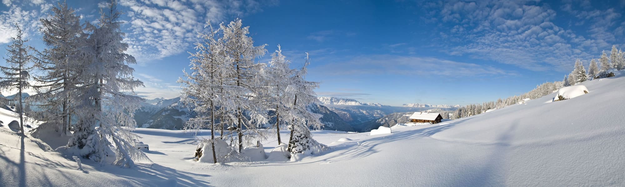 Verschneite Winterlandschaft im Großarltal