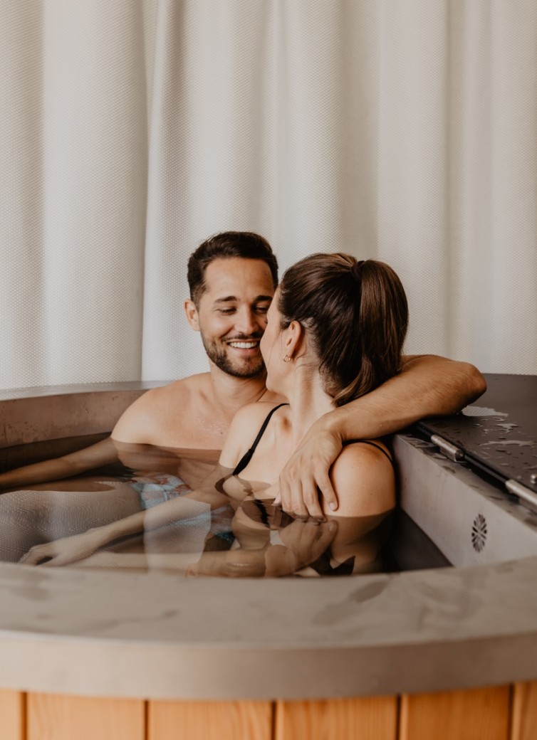 Hot-Pot im Chalet Lois im Hotel Dorfer