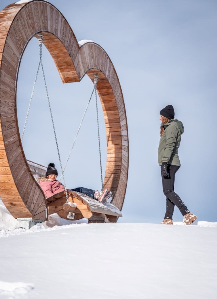 Kieserl Schaukel Winter © Großarltal / Gipfelfieber