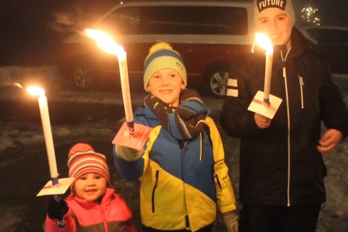 Fackelwanderung zu Silvester