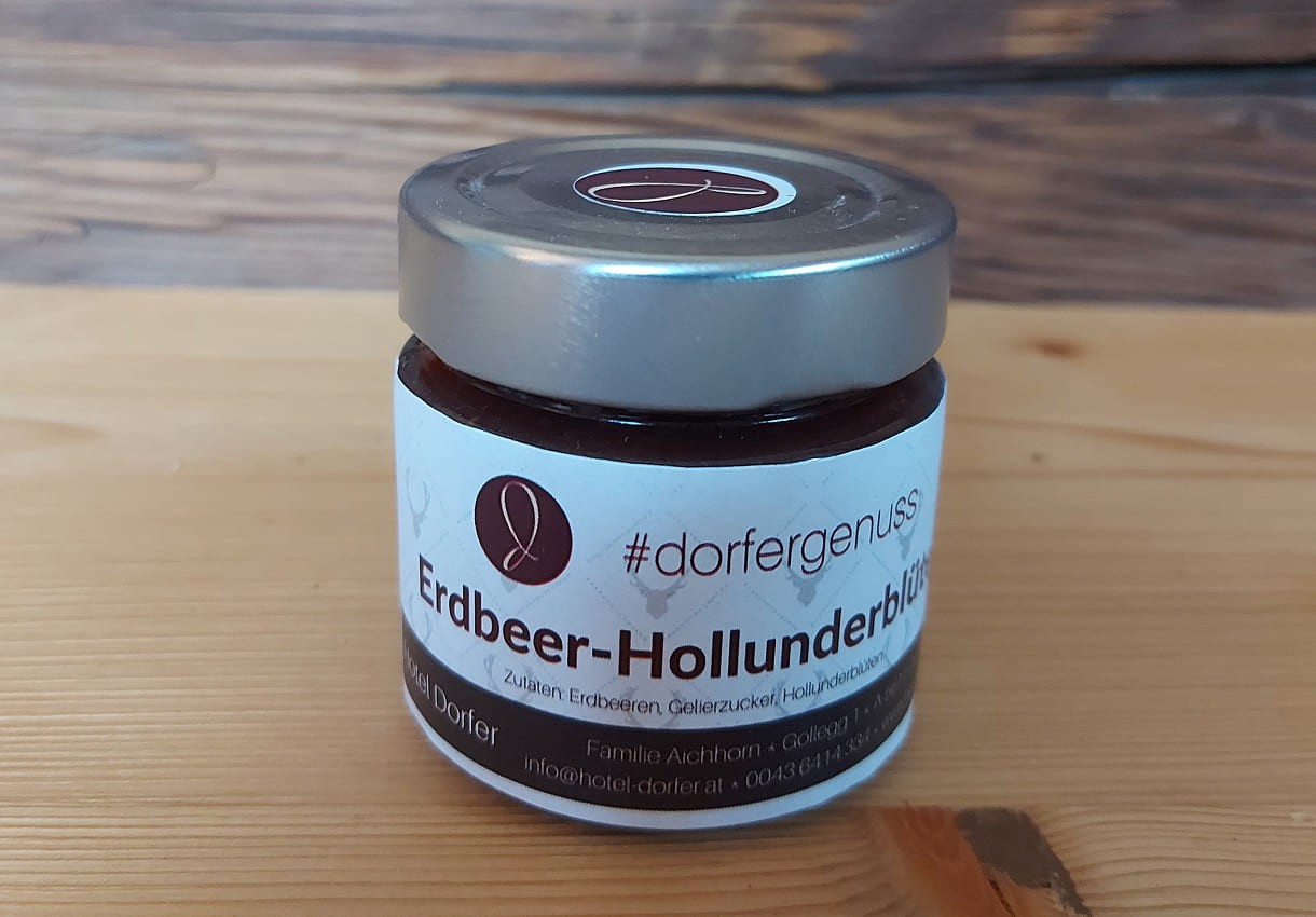 Erdbeer-Hollundermarmelade